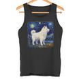 星月夜の犬 ヴァン・ゴッホ サモエド タンクトップ