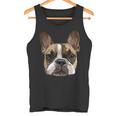 芸術的なフレンチドッグ愛好家フレンチブルドッグ タンクトップ