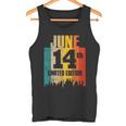 誕生日 6 月 14 日 レトロ ヴィンテージ タンクトップ