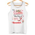1975年11月 誕生日 この女王は1975年11月に生まれました タンクトップ