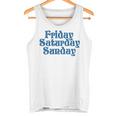 Fridayaturdayunday Moodibe Weekend Relax Day Off タンクトップ