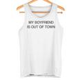 My Boyfriend Is Out Of Town タンクトップ