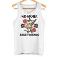 No More Fake Friends 伝統的なタトゥーインク オールドスクール エッジー タンクトップ