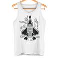 Raptor Airplane F-22 Jet Fighter Souvenir And Fighter Jet Tank Top