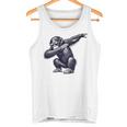 サングラスをかけたダブダンスを踊るチンパンジー猿 タンクトップ