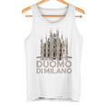 ドゥオーモ・ディ・ミラノ大聖堂のイラスト タンクトップ