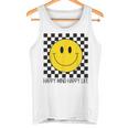 ハッピーマインド ハッピーライフ 70年代 スマイルチェック ハッピースマイルフェイス タンクトップ