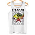 ピーコックバス 80 年代スタイルのモンスターフィッシュキーパー タンクトップ