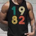 1982 デザイン レトロバースデーヴィンテージ 1982 タンクトップ 彼への贈り物