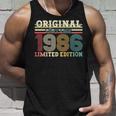 40 歳の誕生日 男性 オリジナル ヴィンテージ 1986 年 ギフト 長袖tシャツ タンクトップ 彼への贈り物