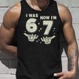 7歳の誕生日 I Was 6 Now Im 7歳 シックスセブン ミーム キッズ タンクトップ 彼への贈り物