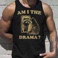Am I The Drama Raccoon Unhinged Meme 陽気なアライグマのミーム タンクトップ 彼への贈り物