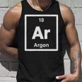 Argon Ar 元素周期表 サイエンスギフト タンクトップ 彼への贈り物