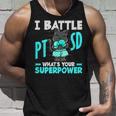 I Battle Ptsd What's Youruperpower Ptsd認識 タンクトップ 彼への贈り物