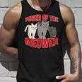 Catuperheros Power Of The Meower Feline Bossestrut Meow タンクトップ 彼への贈り物
