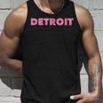 DETROIT PINK Shirt Motor City Michigan T-Shirt Tank Top Gifts for Him