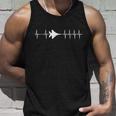F-15 Eagle Ecg Heartbeat Airplane タンクトップ 彼への贈り物