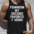Feminism Myecond Favorite F Word ファニーフェミニスト タンクトップ 彼への贈り物