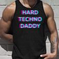 Hard Techno Daddy Edm Electro Music Festival Dad Father Rave タンクトップ 彼への贈り物