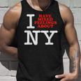 I Have Mixed Feelings About New York タンクトップ 彼への贈り物
