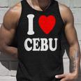 I Heart 愛 セブ 旅行 バケーション ツーリズム フィリピン タンクトップ 彼への贈り物