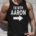 I'm With Aaron 名前 Aaron タンクトップ 彼への贈り物