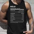 Koji 栄養成分表示 タンクトップ 彼への贈り物