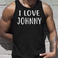 I Love Johnny Love John タンクトップ 彼への贈り物