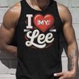 I Love My Lee 名前 Lee タンクトップ 彼への贈り物