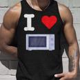 I Love 電子レンジ オーブン 料理 暖房 食品 キッチン 家電 タンクトップ 彼への贈り物