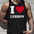 Red Heart I Love Lebron タンクトップ 彼への贈り物