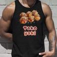 たこ焼き Takoyaki（ご飯タイム）たこやき【変なデザイン屋さん】大阪 面白い タンクトップ 彼への贈り物