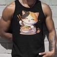 わがまま猫 ねこ ラーメン好き かわいい おもしろ マンガ 長袖tシャツ タンクトップ 彼への贈り物