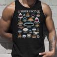 サメの種類 面白いサメの顔 サメの恋人 キッズ 先生 長袖tシャツ タンクトップ 彼への贈り物
