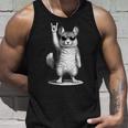 チンチラ ロックミュージック レトロ ヴィンテージ ペット愛好家 タンクトップ 彼への贈り物