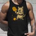 ピックルボール選手 ピックルボールの猫 長袖tシャツ タンクトップ 彼への贈り物
