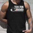 ボウラー メンズ レディース テンピン ワンスター 面白ボウリング タンクトップ 彼への贈り物