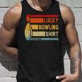 ラッキーボーリングシャツ おもしろボーリングトーナメントボウラーヴィンテージ タンクトップ 彼への贈り物