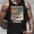 レトロ スキー クールシュベル フランス フランス スキー リゾート 楽しい タンクトップ 彼への贈り物