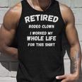 ロデオ・クラウン私はこれのために一生働いた タンクトップ 彼への贈り物