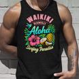 ワイキキ ハワイ アロハ サーフィン パラダイス ハイビスカス パイナップル タンクトップ 彼への贈り物
