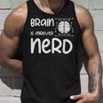 ヴィンテージ NERDファレル Brain Is Forever Nerd ギフトアイデア タンクトップ 彼への贈り物