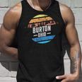 ヴィンテージ バートン オハイオ州サンセットお土産プリント タンクトップ 彼への贈り物