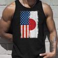 半日半 アメリカ国旗 日米ルーツ タンクトップ 彼への贈り物