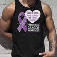 膵臓がん啓発 ハートトゥハート パープルリボン タンクトップ 彼への贈り物
