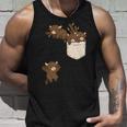 面白いバッファローバイソンかわいい遊び。 タンクトップ 彼への贈り物