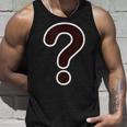？ はてなマーク クエスチョン マーク（疑問 謎 不思議）【変なデザイン屋さん】文字 面白い タンクトップ 彼への贈り物