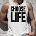 Choose Life 前面と背面の両面デザイン タンクトップ 彼への贈り物