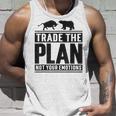 Trade The Plan Not Your Emotions デイトレーダー Trading 株式 証券取引所 タンクトップ 彼への贈り物