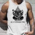 ガネーシュtシャツ サンスクリット語 ガネーシャマントラ タンクトップ 彼への贈り物